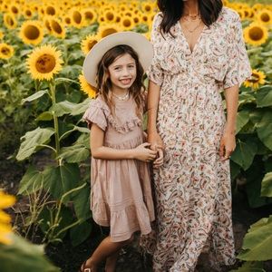Pink Lily Boutique Floral maxi dress.